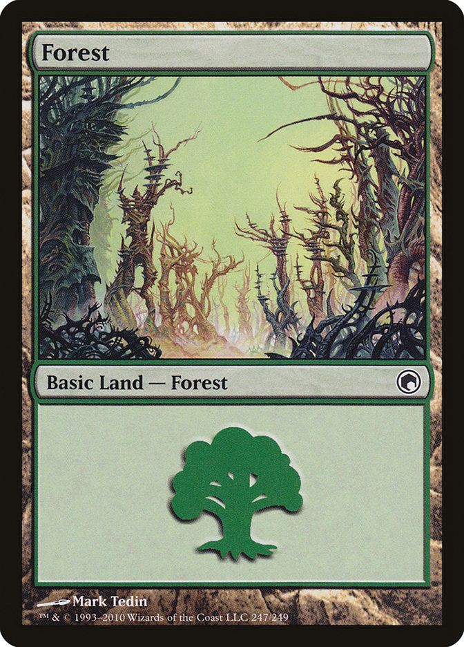 Forest (247) [Scars of Mirrodin] | Nerdhalla Games