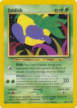 Oddish (68/111) [Neo Genesis Unlimited] | Nerdhalla Games