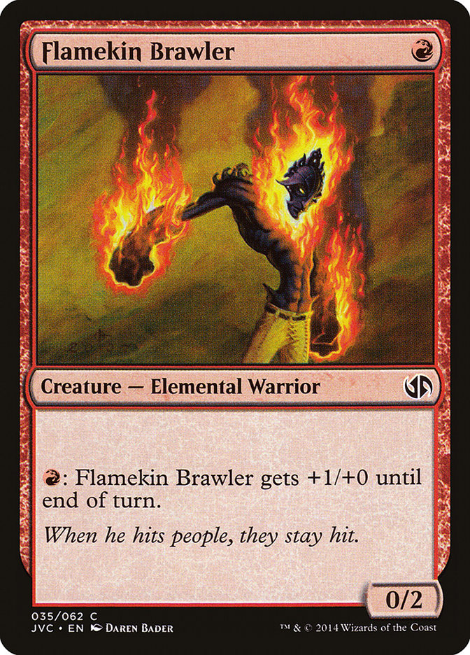 Flamekin Brawler [Duel Decks Anthology] | Nerdhalla Games