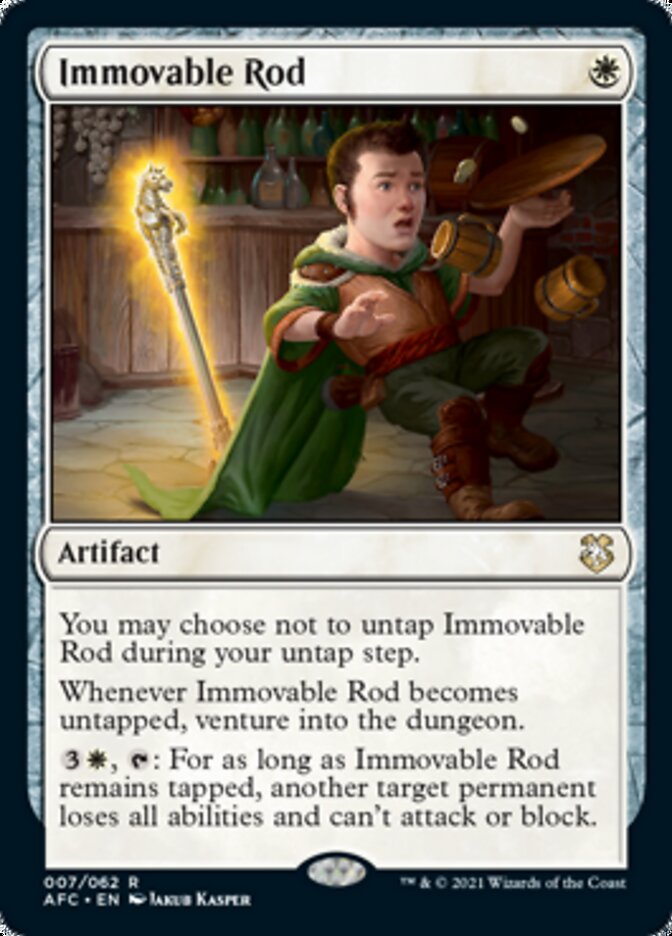 Immovable Rod [Dungeons & Dragons: Adventures in the Forgotten Realms Commander] | Nerdhalla Games