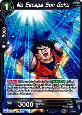 No Escape Son Goku [TB3-065] | Nerdhalla Games