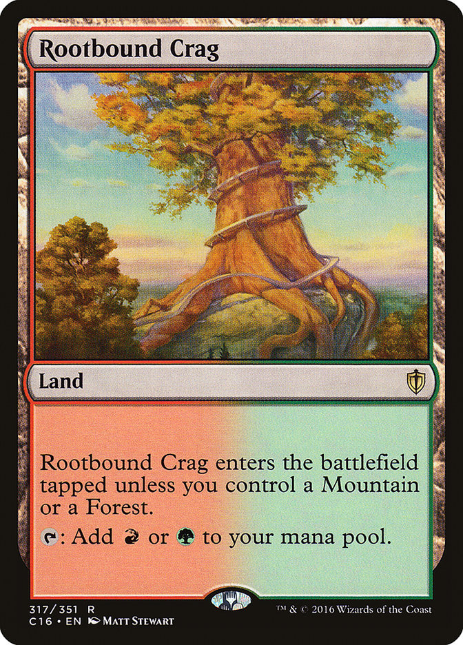 Rootbound Crag [Commander 2016] | Nerdhalla Games