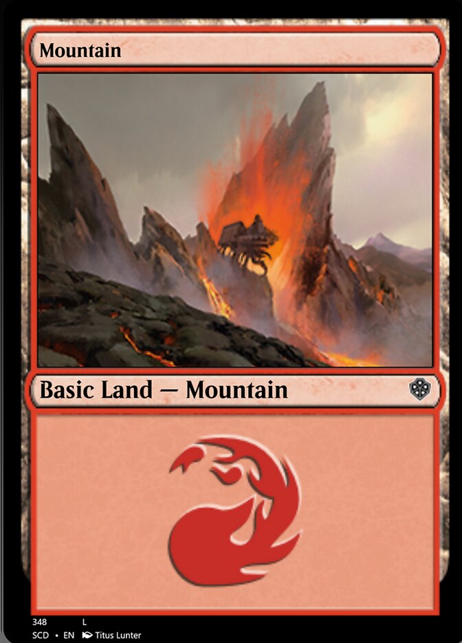 Mountain (348) [Starter Commander Decks] | Nerdhalla Games