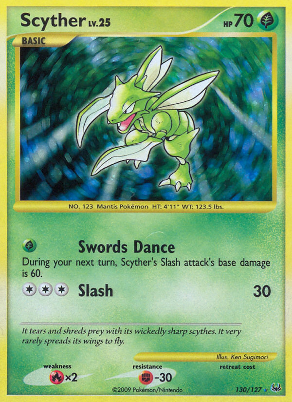 Scyther (130/127) [Platinum: Base Set] | Nerdhalla Games