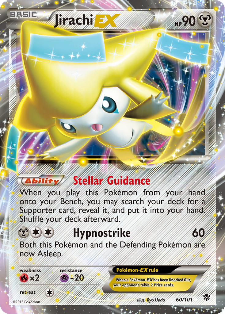 Jirachi EX (60/101) [Black & White: Plasma Blast] | Nerdhalla Games