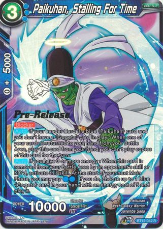 Paikuhan, Supporting His Comrades (BT12-044) [Vicious Rejuvenation Prerelease Promos] | Nerdhalla Games