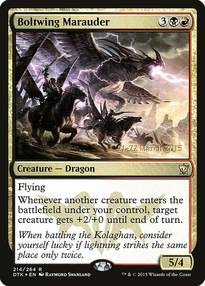 Boltwing Marauder  [Dragons of Tarkir Prerelease Promos] | Nerdhalla Games