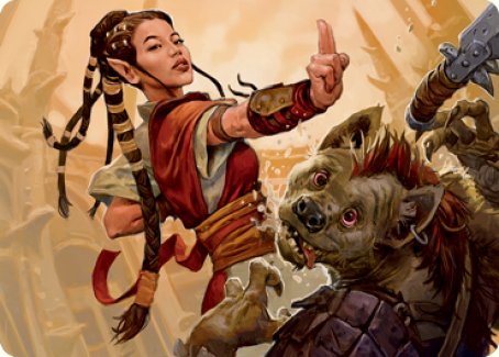 Half-Elf Monk Art Card [Dungeons & Dragons: Adventures in the Forgotten Realms Art Series] | Nerdhalla Games