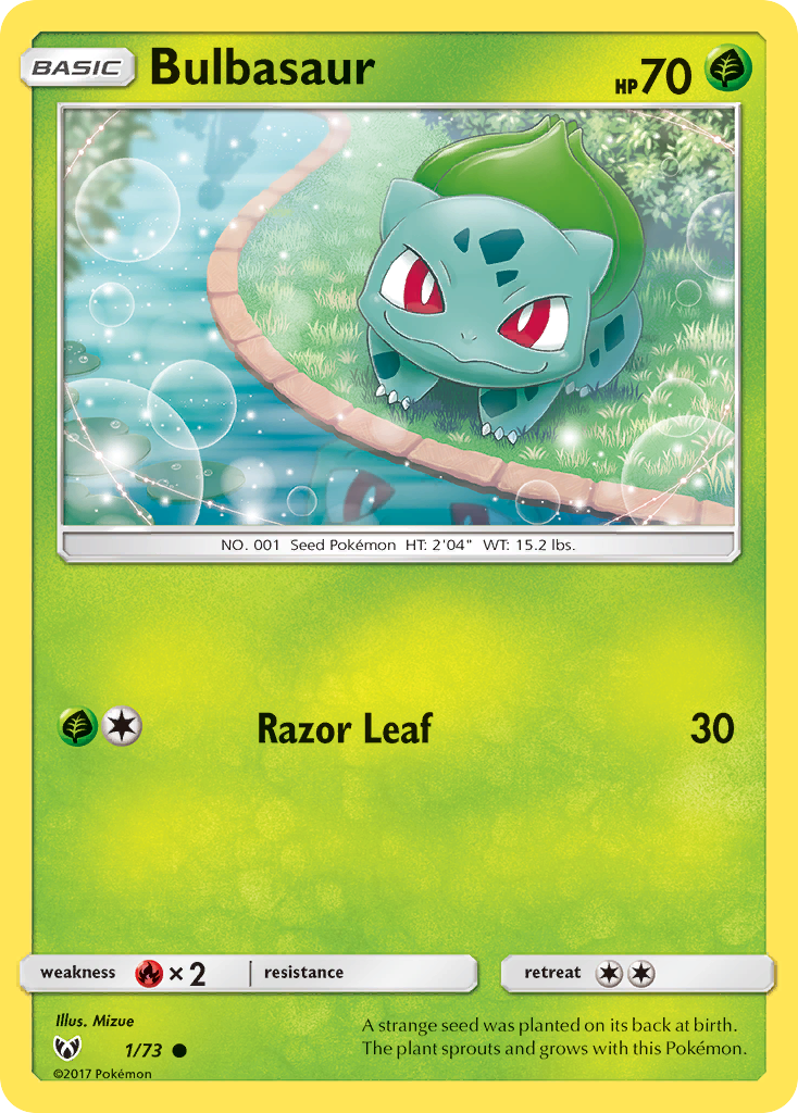 Bulbasaur (1/73) [Sun & Moon: Shining Legends] | Nerdhalla Games