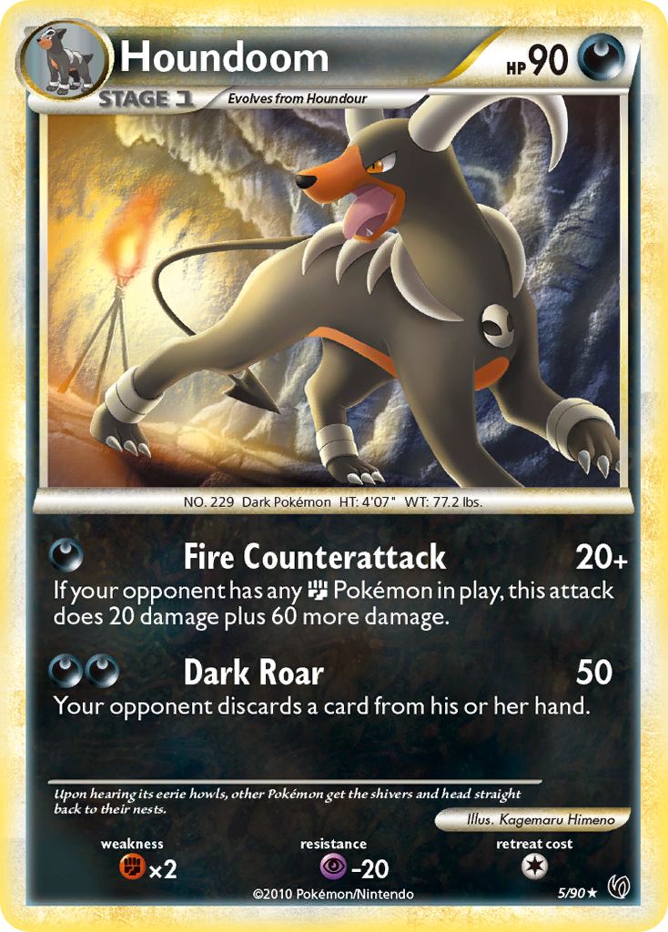 Houndoom (5/90) [HeartGold & SoulSilver: Undaunted] | Nerdhalla Games