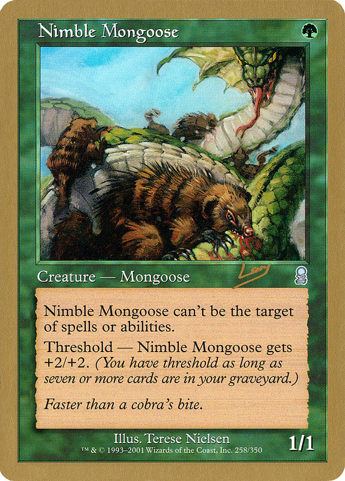 Nimble Mongoose (Raphael Levy) [World Championship Decks 2002] | Nerdhalla Games