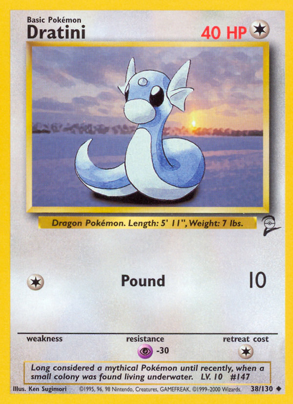 Dratini (38/130) [Base Set 2] | Nerdhalla Games