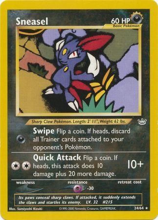 Sneasel (24/64) [Neo Revelation Unlimited] | Nerdhalla Games