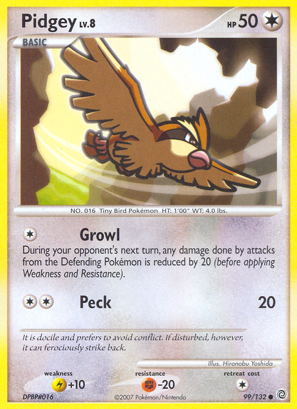 Pidgey (99/132) [Diamond & Pearl: Secret Wonders] | Nerdhalla Games