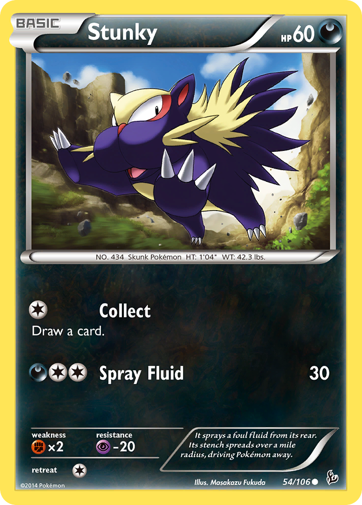 Stunky (54/106) [XY: Flashfire] | Nerdhalla Games