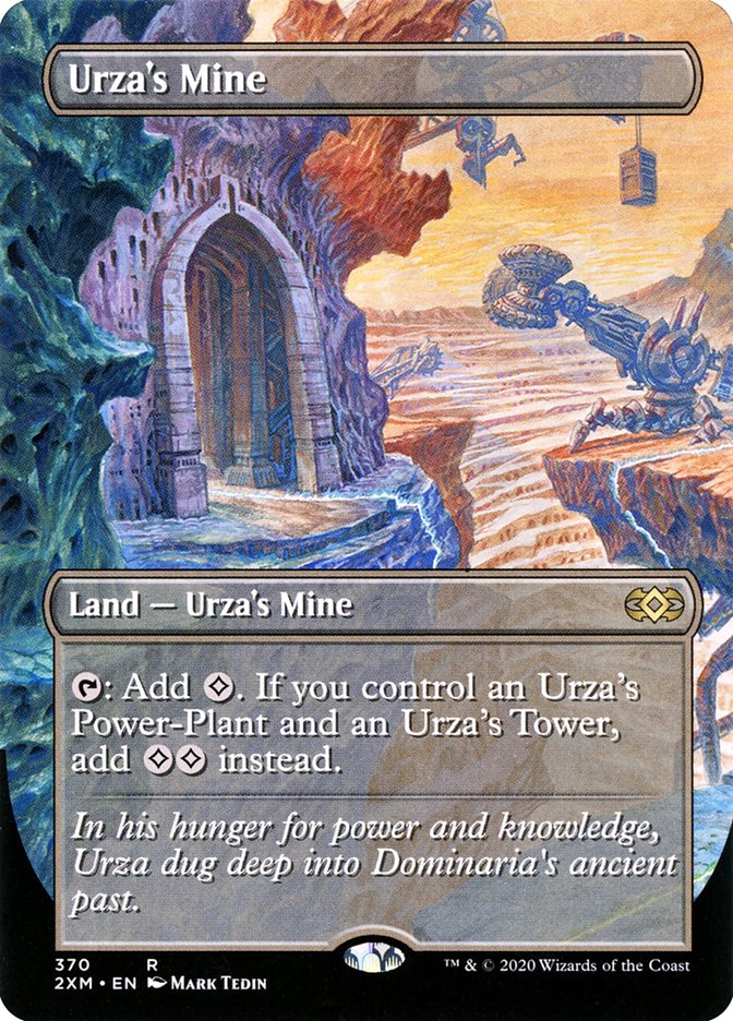 Urza's Mine (Borderless) [Double Masters] | Nerdhalla Games