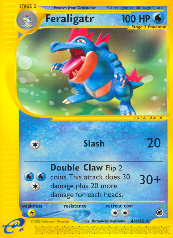 Feraligatr (46/165) [Expedition: Base Set] | Nerdhalla Games