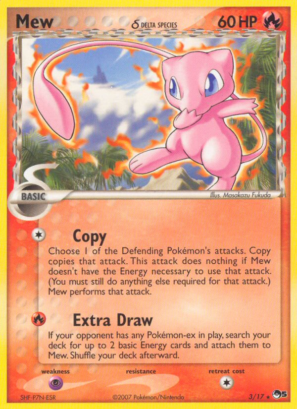 Mew (3/17) (Delta Species) [POP Series 5] | Nerdhalla Games