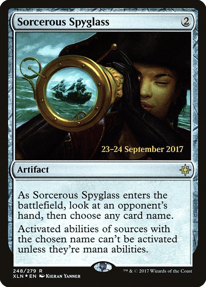 Sorcerous Spyglass  [Ixalan Prerelease Promos] | Nerdhalla Games