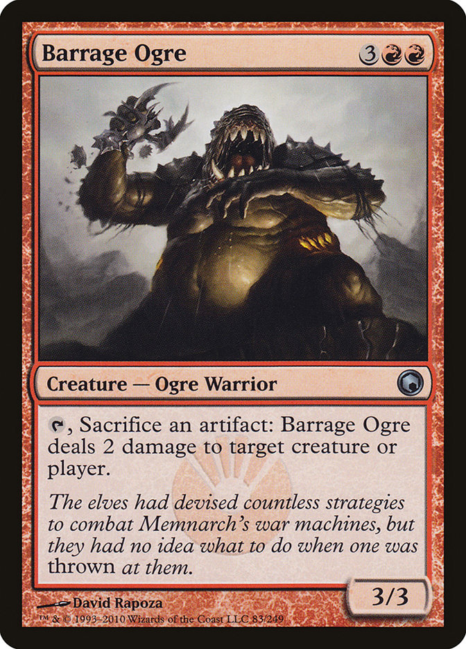 Barrage Ogre [Scars of Mirrodin] | Nerdhalla Games