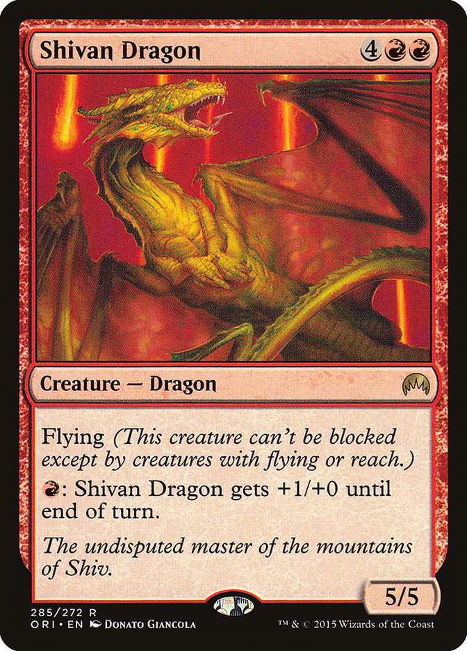 Shivan Dragon [Magic Origins] | Nerdhalla Games