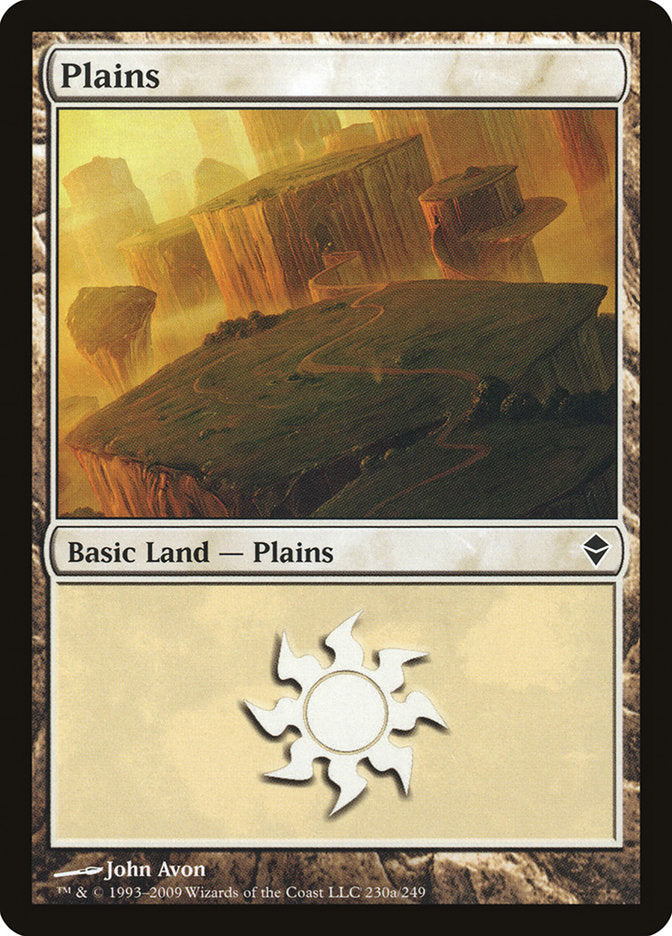 Plains (230a) [Zendikar] | Nerdhalla Games