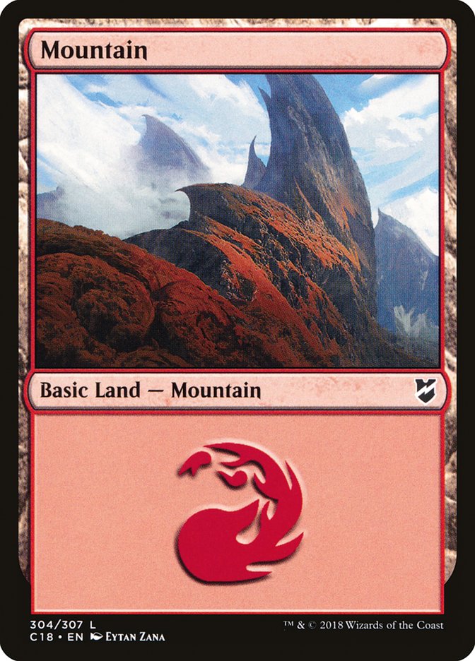 Mountain (304) [Commander 2018] | Nerdhalla Games