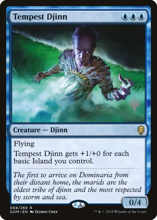 Tempest Djinn [Dominaria Promos] | Nerdhalla Games