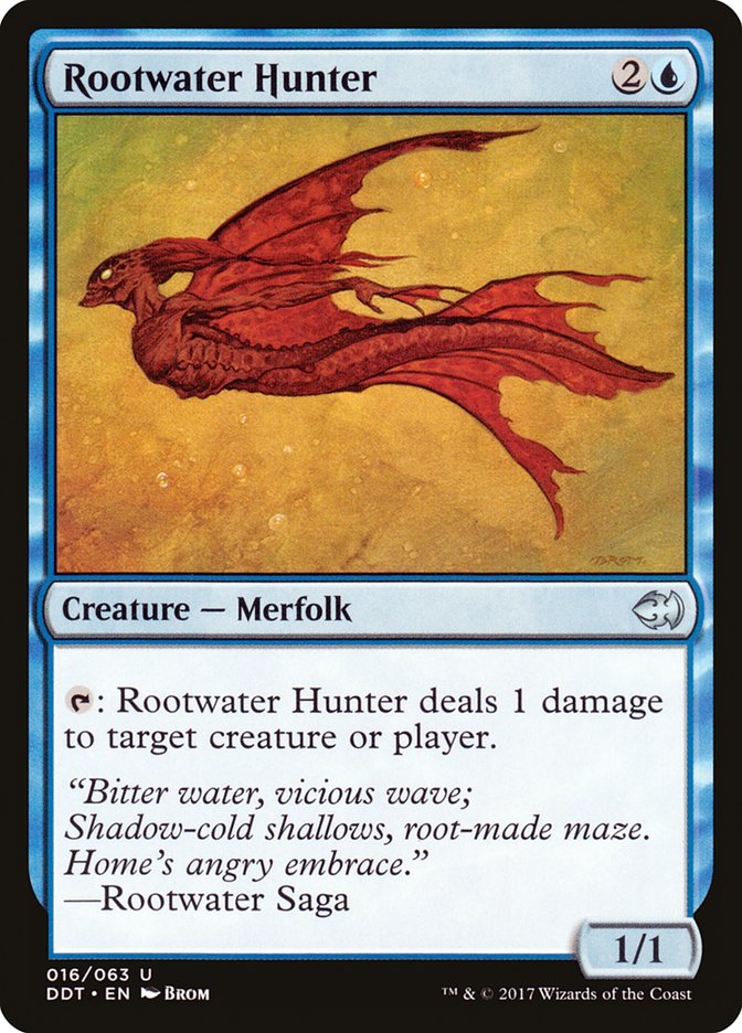 Rootwater Hunter [Duel Decks: Merfolk vs. Goblins] | Nerdhalla Games