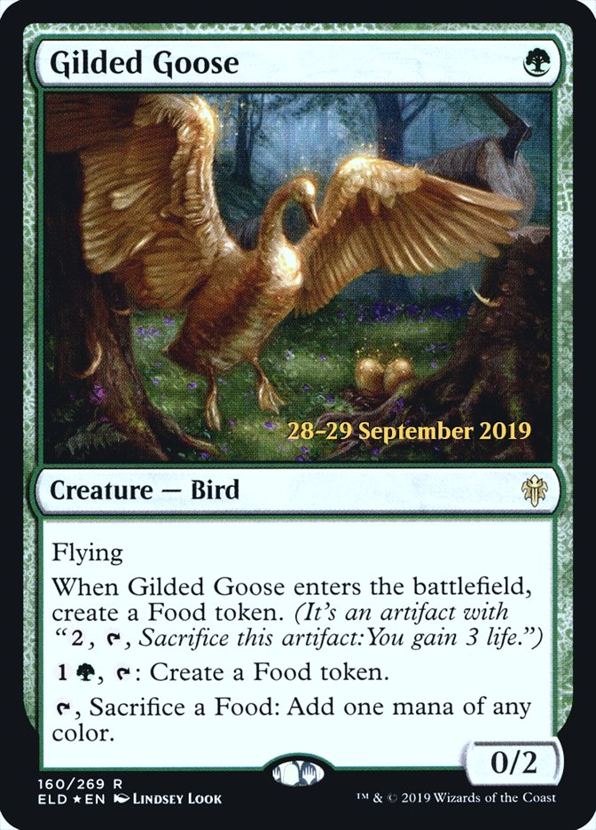 Gilded Goose  [Throne of Eldraine Prerelease Promos] | Nerdhalla Games