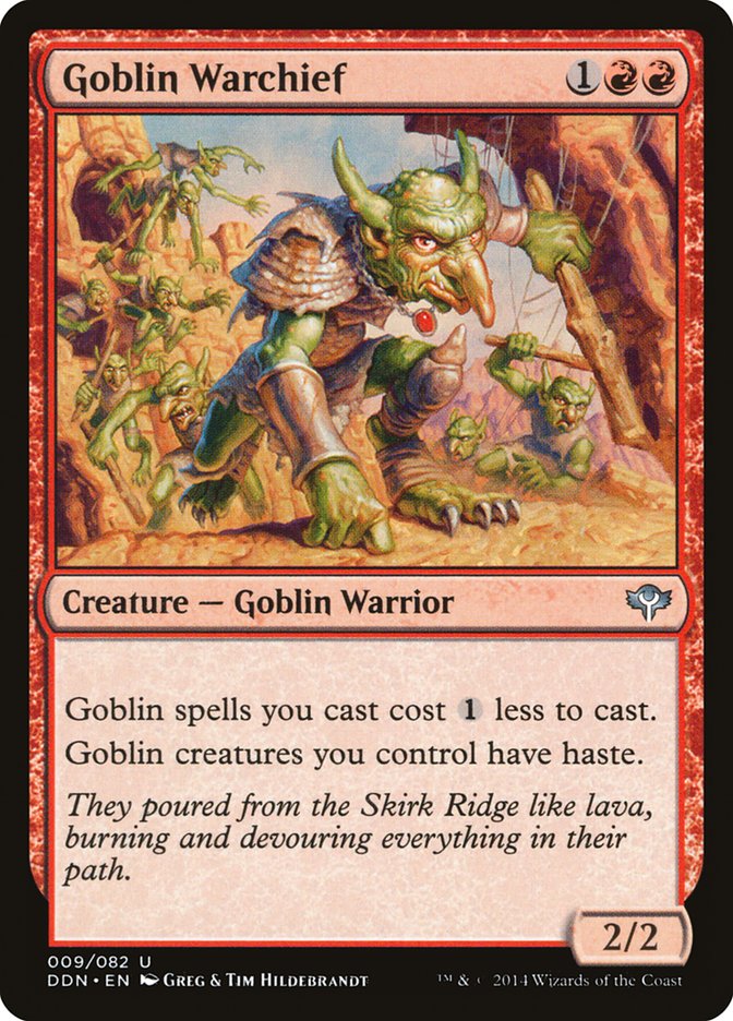 Goblin Warchief [Duel Decks: Speed vs. Cunning] | Nerdhalla Games