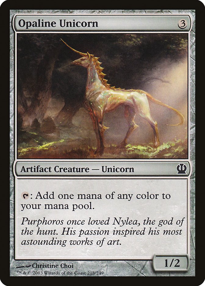 Opaline Unicorn [Theros] | Nerdhalla Games