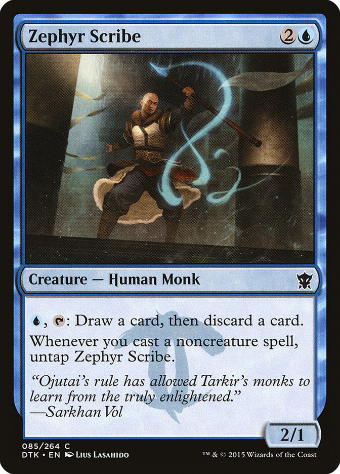 Zephyr Scribe [Dragons of Tarkir] | Nerdhalla Games