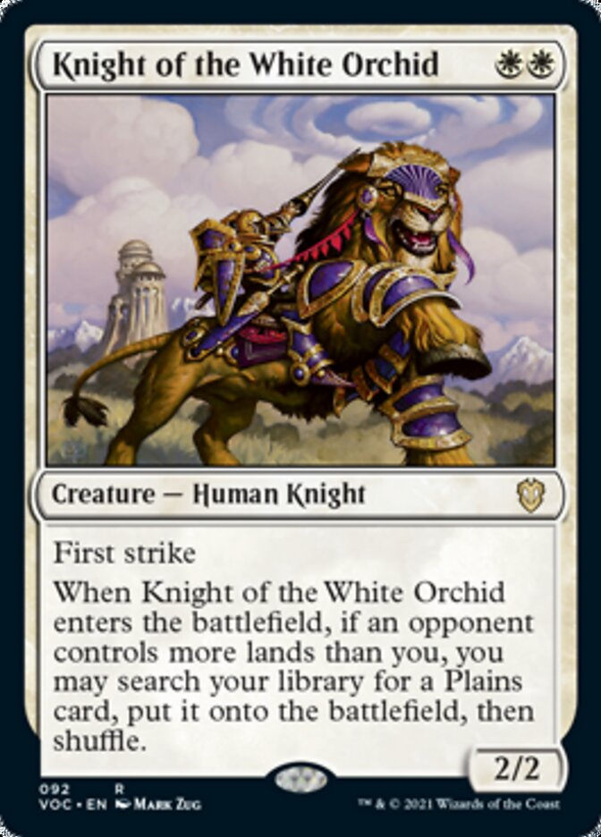 Knight of the White Orchid [Innistrad: Crimson Vow Commander] | Nerdhalla Games