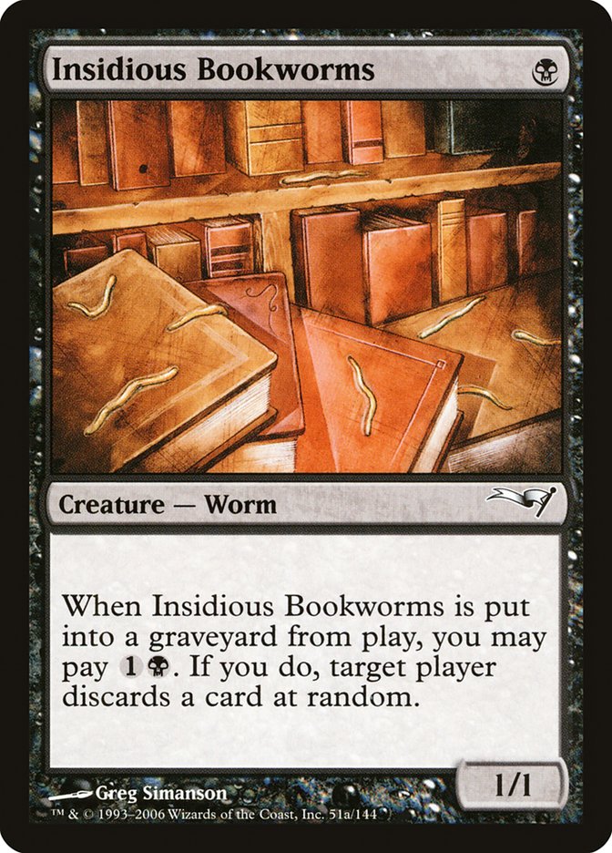 Insidious Bookworms [Coldsnap Theme Decks] | Nerdhalla Games