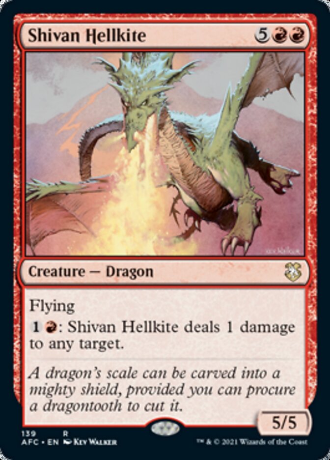 Shivan Hellkite [Dungeons & Dragons: Adventures in the Forgotten Realms Commander] | Nerdhalla Games