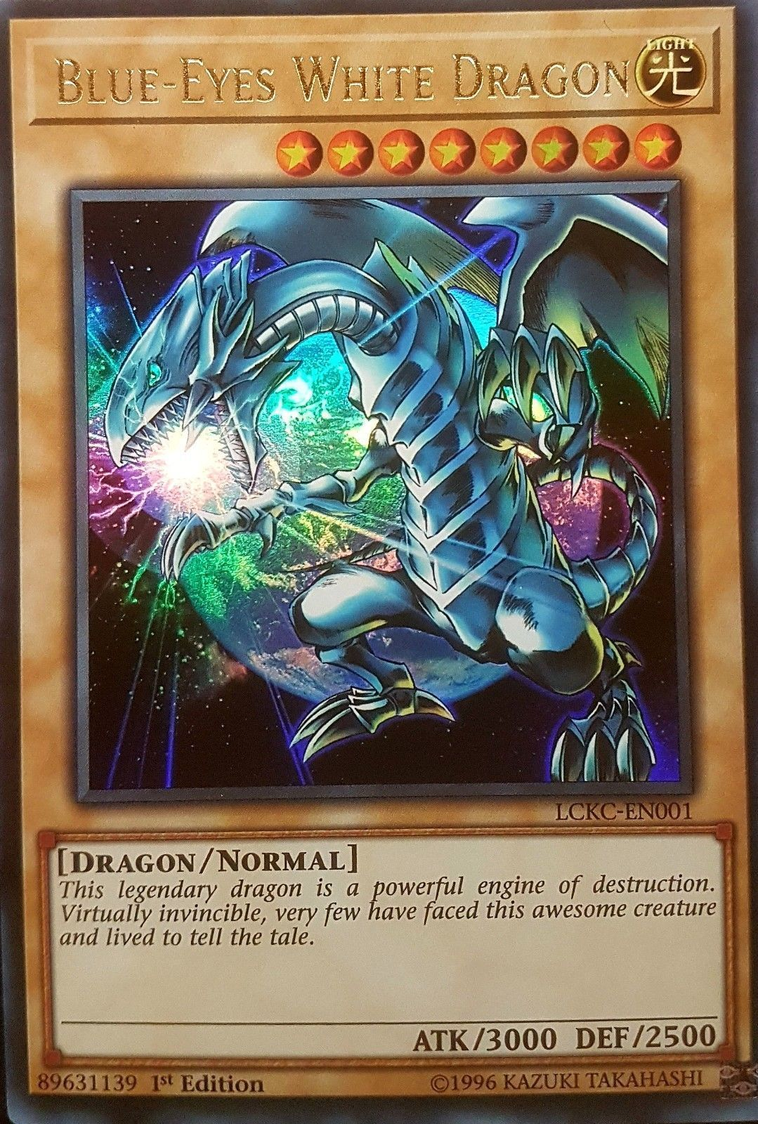 Blue-Eyes White Dragon (Version 3) [LCKC-EN001] Ultra Rare | Nerdhalla Games