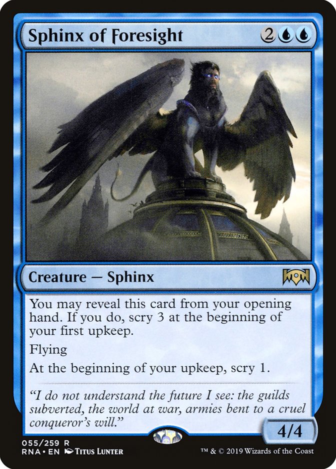 Sphinx of Foresight [Ravnica Allegiance] | Nerdhalla Games