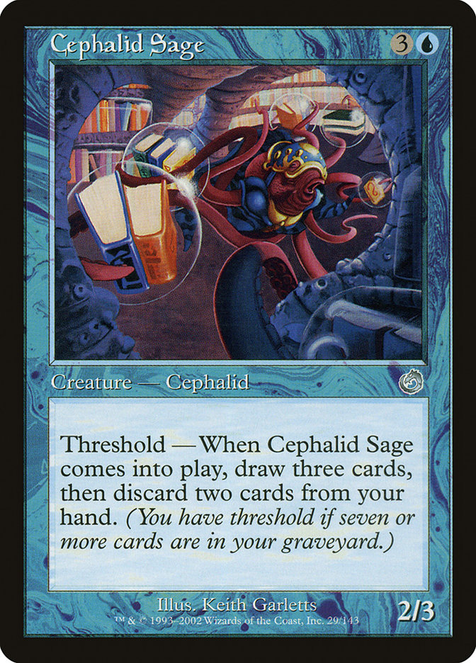 Cephalid Sage [Torment] | Nerdhalla Games