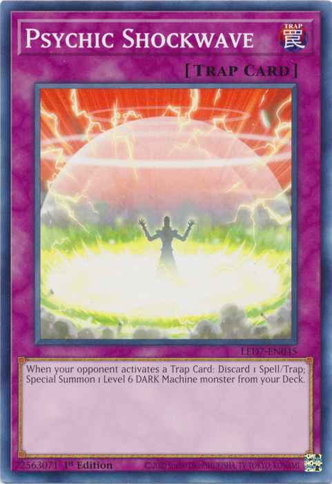 Psychic Shockwave [LED7-EN045] Common | Nerdhalla Games