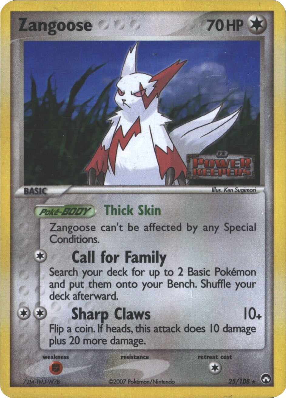 Zangoose (25/108) (Stamped) [EX: Power Keepers] | Nerdhalla Games