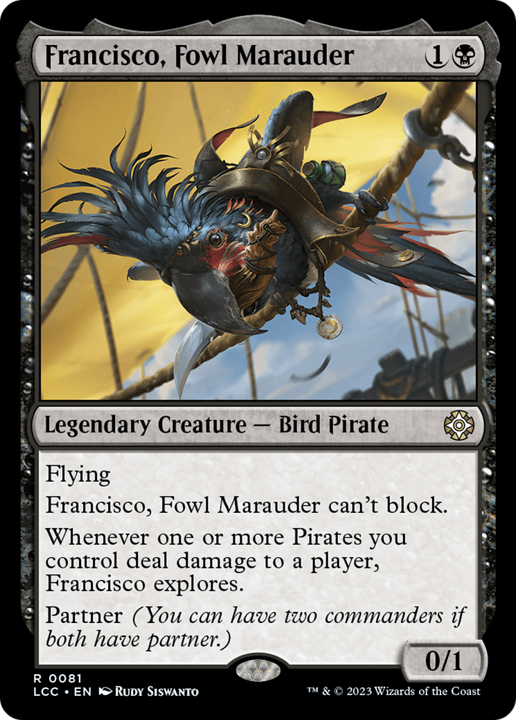 Francisco, Fowl Marauder [The Lost Caverns of Ixalan Commander] | Nerdhalla Games