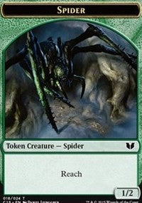 Spider // Wolf Double-Sided Token [Commander 2015 Tokens] | Nerdhalla Games