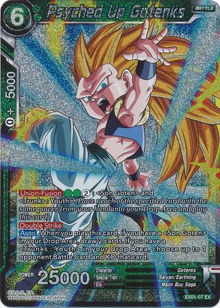 Psyched Up Gotenks (Foil) (EX01-07) [Mighty Heroes] | Nerdhalla Games