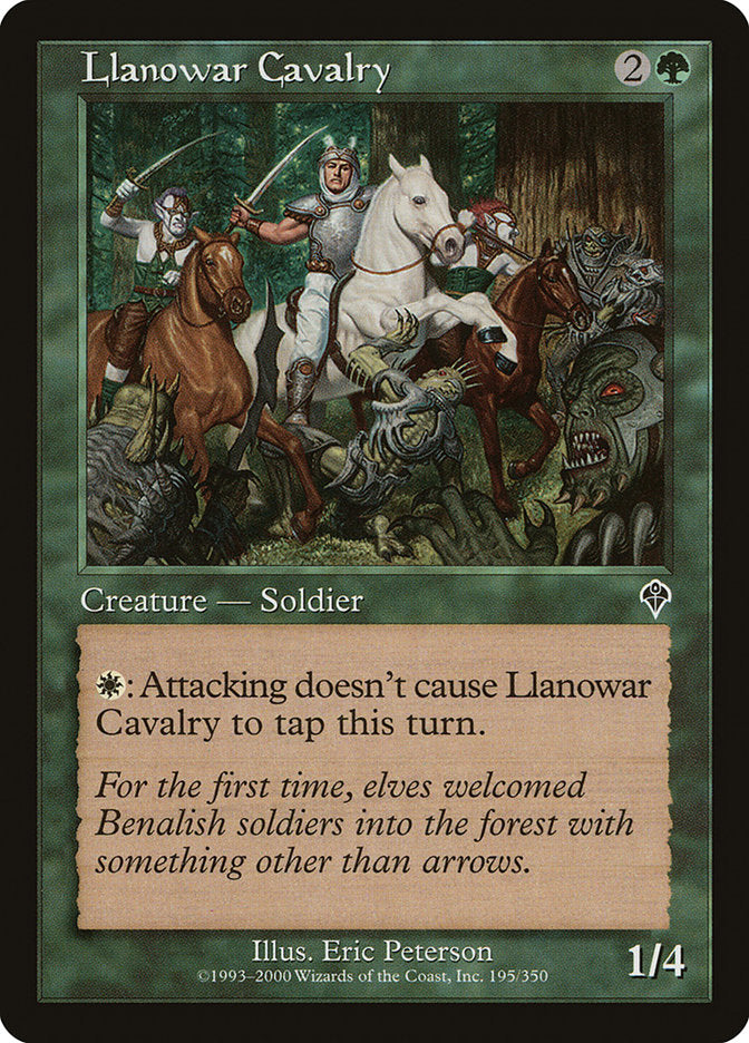 Llanowar Cavalry [Invasion] | Nerdhalla Games