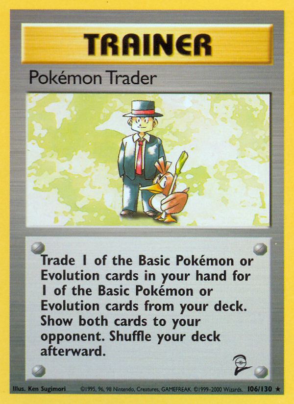 Pokemon Trader (106/130) [Base Set 2] | Nerdhalla Games