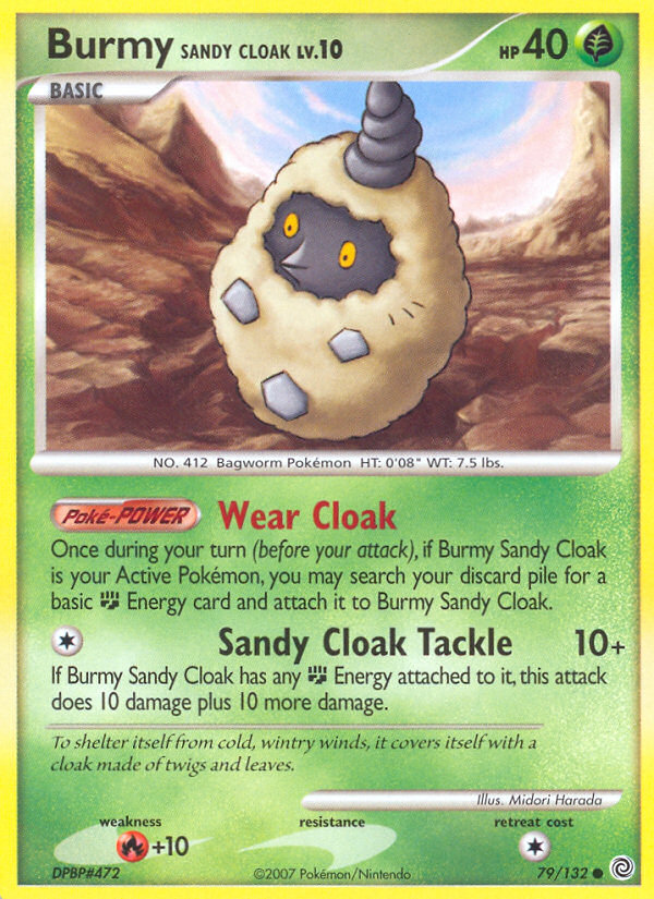 Burmy Sandy Cloak (79/132) [Diamond & Pearl: Secret Wonders] | Nerdhalla Games