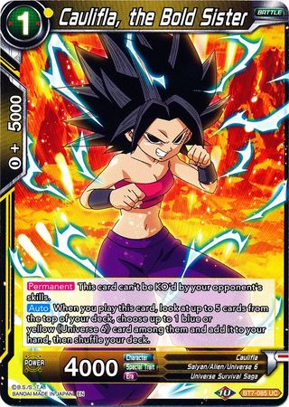 Caulifla, the Bold Sister [BT7-085] | Nerdhalla Games