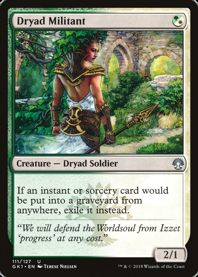 Dryad Militant [Guilds of Ravnica Guild Kit] | Nerdhalla Games