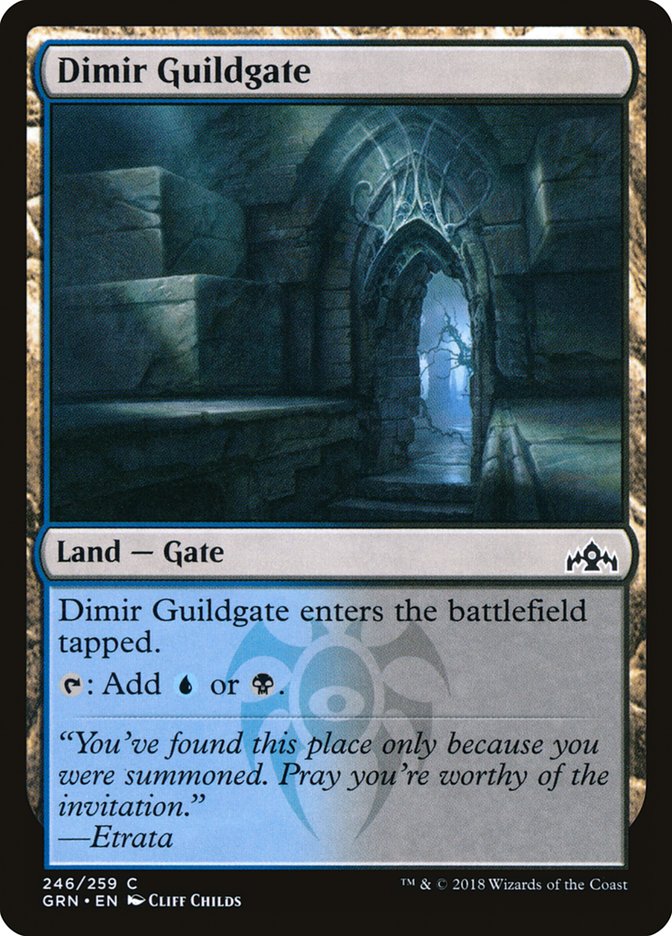 Dimir Guildgate (246/259) [Guilds of Ravnica] | Nerdhalla Games